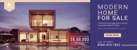 Real Estate Promotion Facebook Cover Banner template