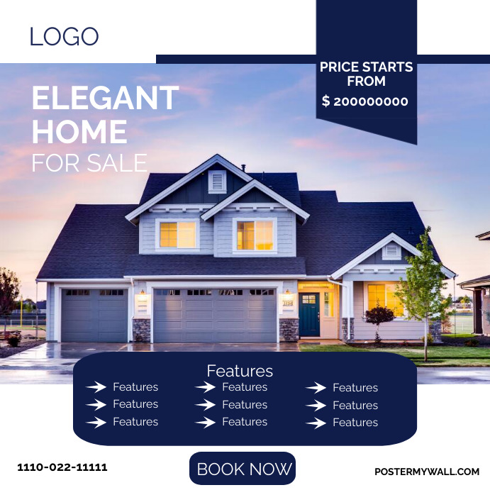 Property Advertising Design Real Estate Property Ad design editable templ Template | PosterMyWall