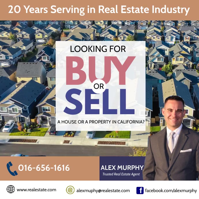 Copy of Real estate property business instagram ad | PosterMyWall