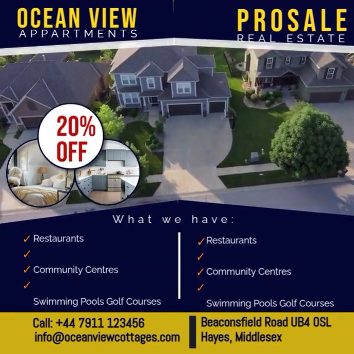 real estate property poster ad HOTEL For sale Template | PosterMyWall