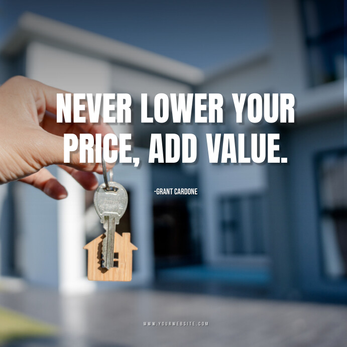 Real Estate Quote Template PosterMyWall