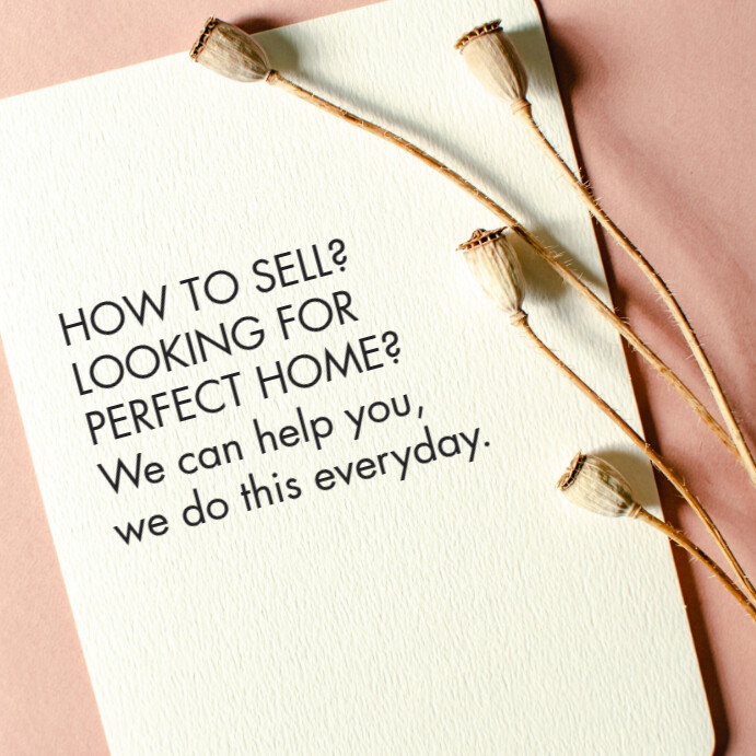 Real Estate Quotes Instagram Post template