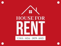 Real Estate Yard Sign template