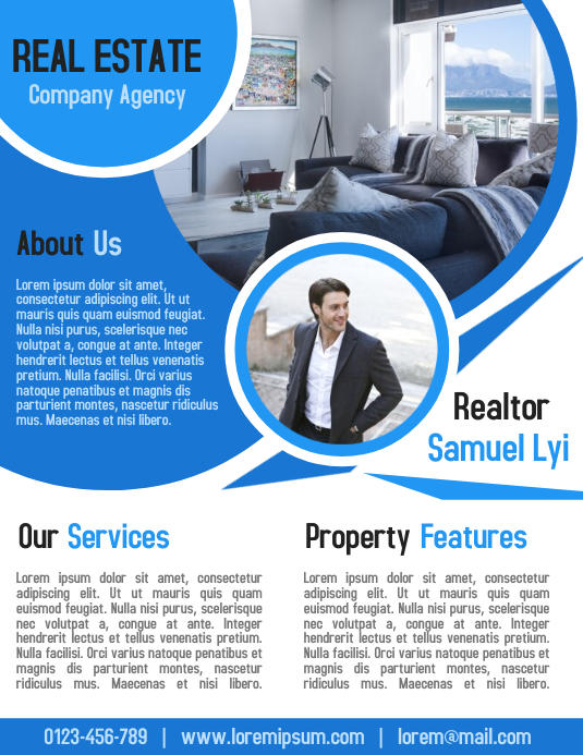 Immobilienmakler Berater Flyer Business Poster Vorlage Postermywall