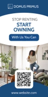 Real estate roll up banner template design bl