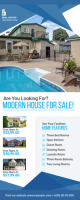 Real estate rollup banner template Rollbanner 2 stopy × 5 stóp