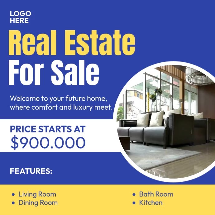 Plantilla de Real Estate Sale Ads | PosterMyWall