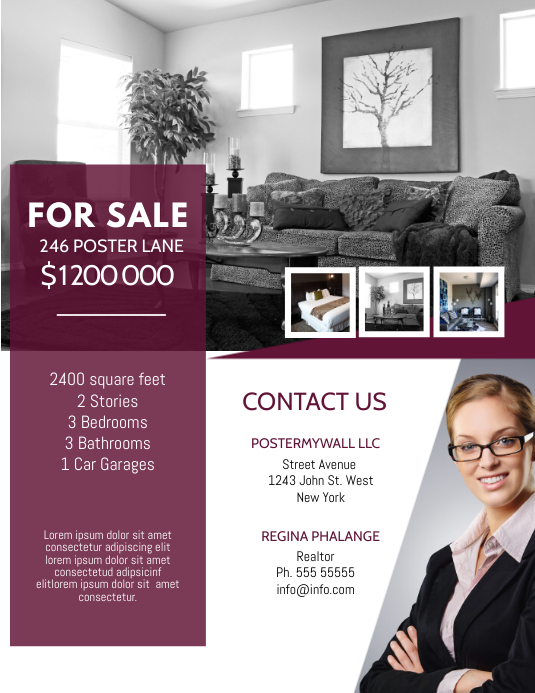 Real Estate sale Flyer Design Template | PosterMyWall