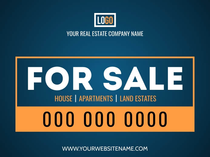 REAL ESTATE SALE YARD SIGN DESIGN TEMPLATE | PosterMyWall