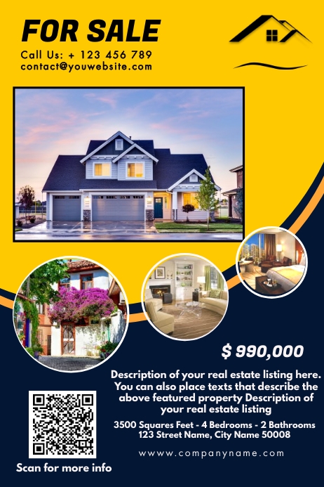 Real Estate Services Flyer Template | PosterMyWall