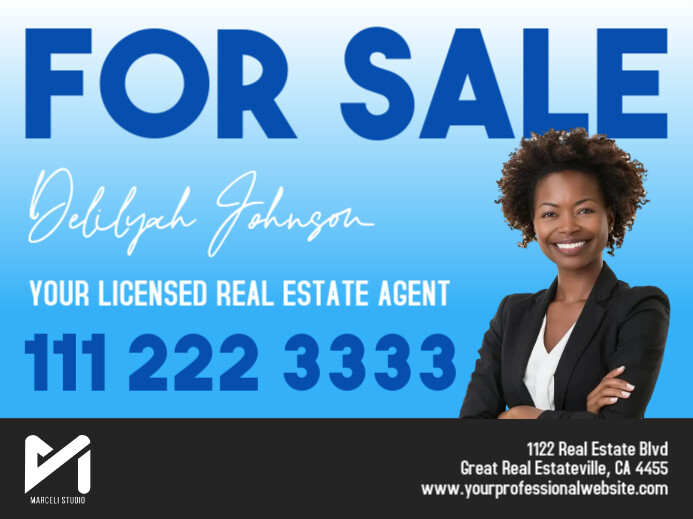 Real Estate Sign Template PosterMyWall