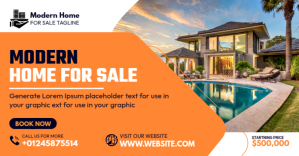 Real Estate Template delt Facebook-billede