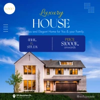 REAL ESTATE TEMPLATE โพสต์บน Instagram