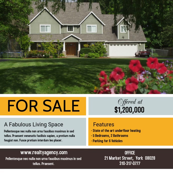 Real Estate Video Promo Template PosterMyWall