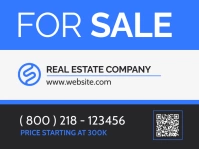Real estate yard sign house for sale template