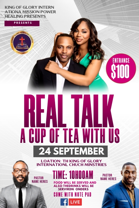 Real Talk Sign real talk Template | PosterMyWall