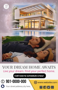 Grigio Real Estate Promotion Tabloid Template