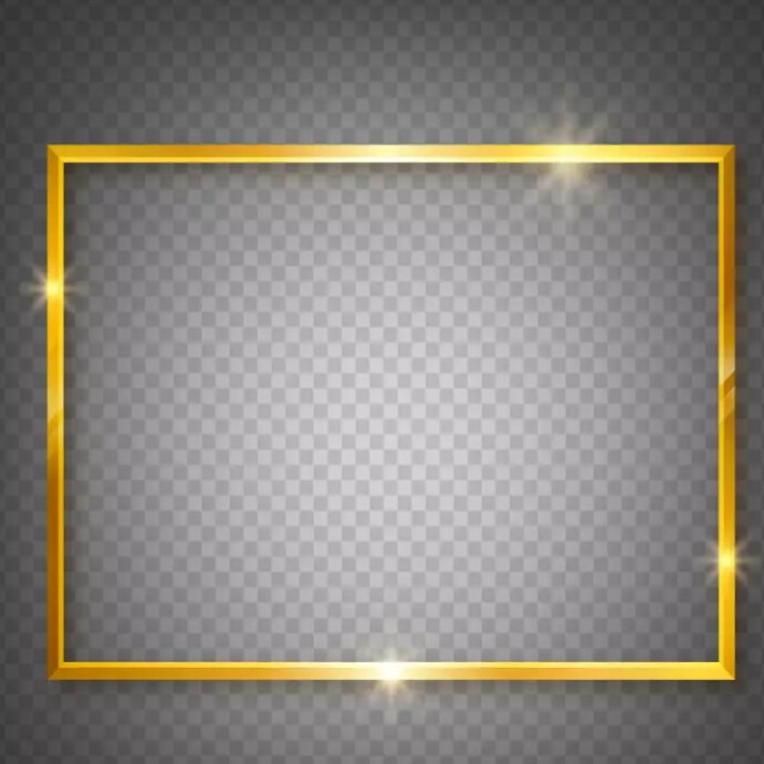 realistic gold frame Template | PosterMyWall