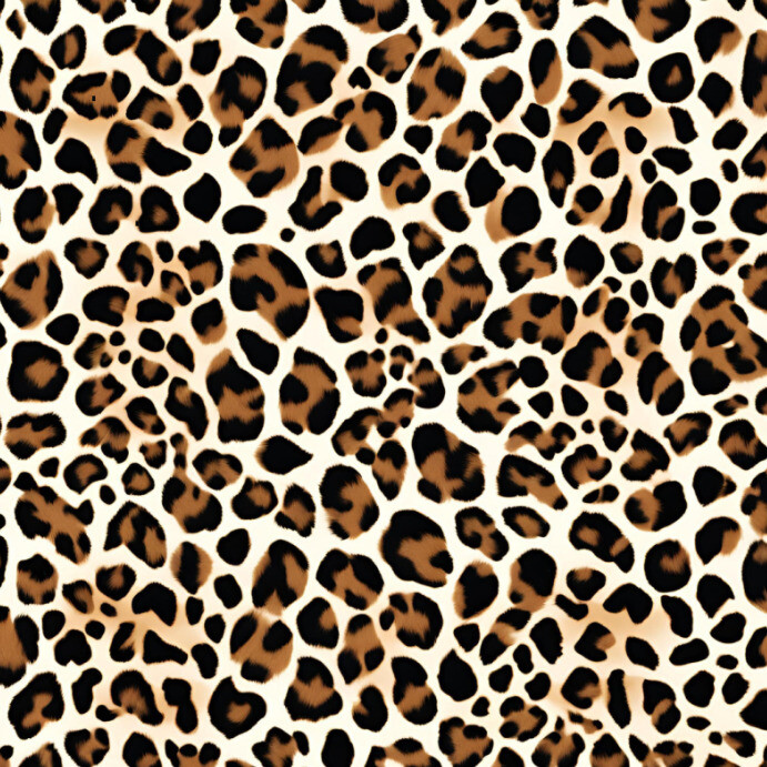 Realistic Seamless Leopard Pattern Animal Print Abstract Geometric Texture Leopard Skin Instagram Post template
