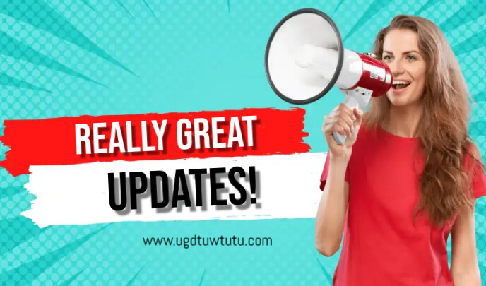 Awsome Update Really Great Updates Template | PosterMyWall