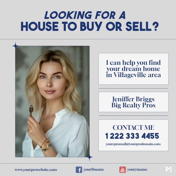 Realtor Social Media Ad Template | PosterMyWall