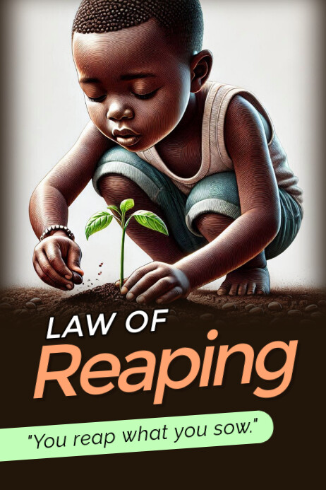 Reaping Poster template