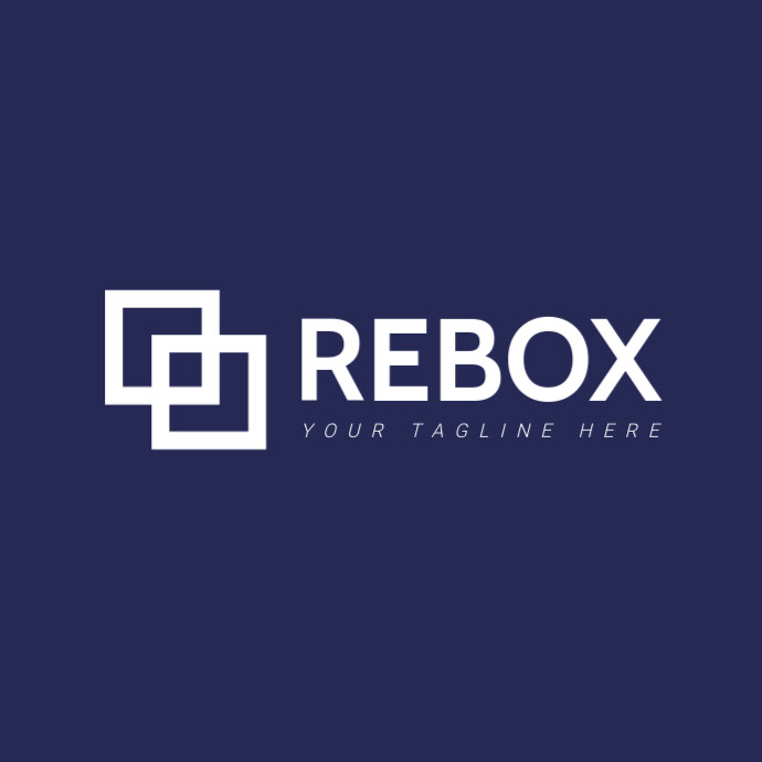 Rebox unboxing logistics logo template | PosterMyWall