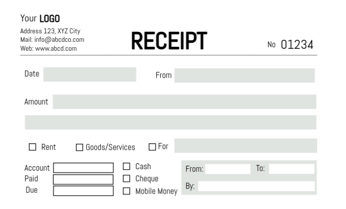 Copy of Receipt | PosterMyWall