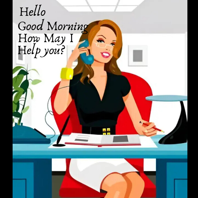 Copy of Receptionist Day | PosterMyWall