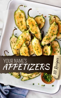 Recipe Book Cover Template Kindle-/bogforsider