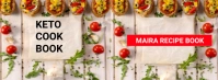 Recipe book Facebook-omslagfoto template