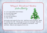 Recipe Card Postcard template