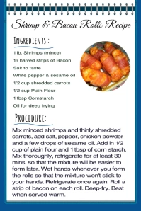 Recipe template Poster