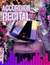 RECITAL-ACCORDION Flyer (US Letter) template