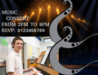 Piano Concert Recital Flyer Template | PosterMyWall