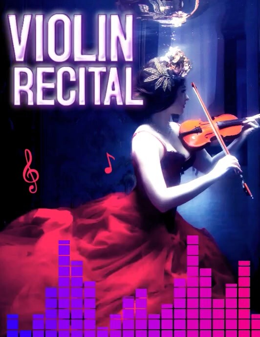 RECITAL-VIOLIN Template | PosterMyWall