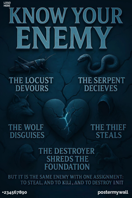 Recognize the Enemy Template | PosterMyWall