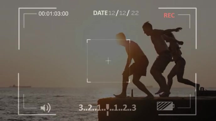 recording movie alpha template Digital Display (16:9)