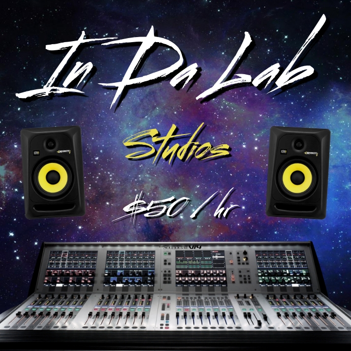 RECORDING STUDIO FLYER TEMPLATE PosterMyWall