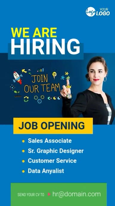 Recruitment Ad Template | PosterMyWall