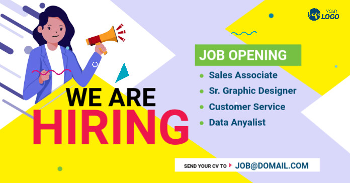 Recruitment Ad Template | PosterMyWall