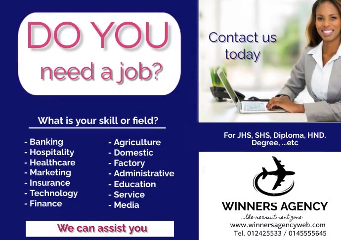 Recruitment Flyer Template | PosterMyWall