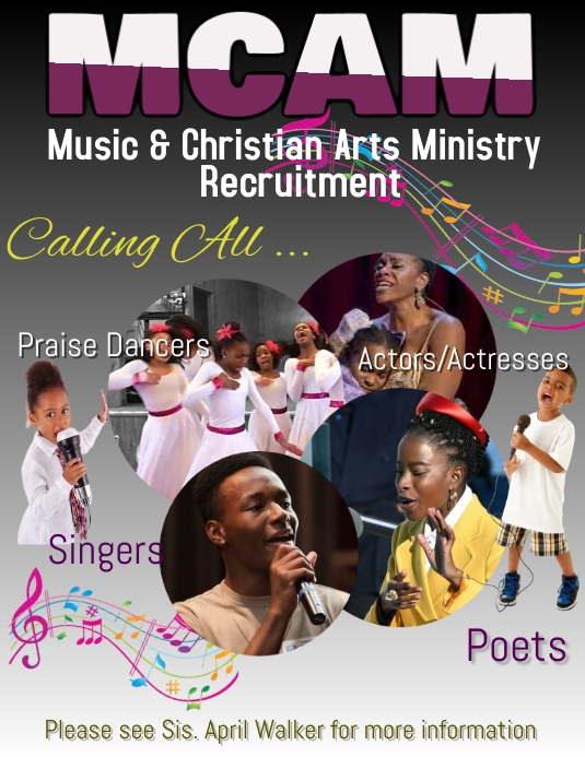Recruitment for MuSic and arts Department Template | PosterMyWall