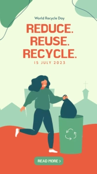 Recycle Day Instagram Story Template