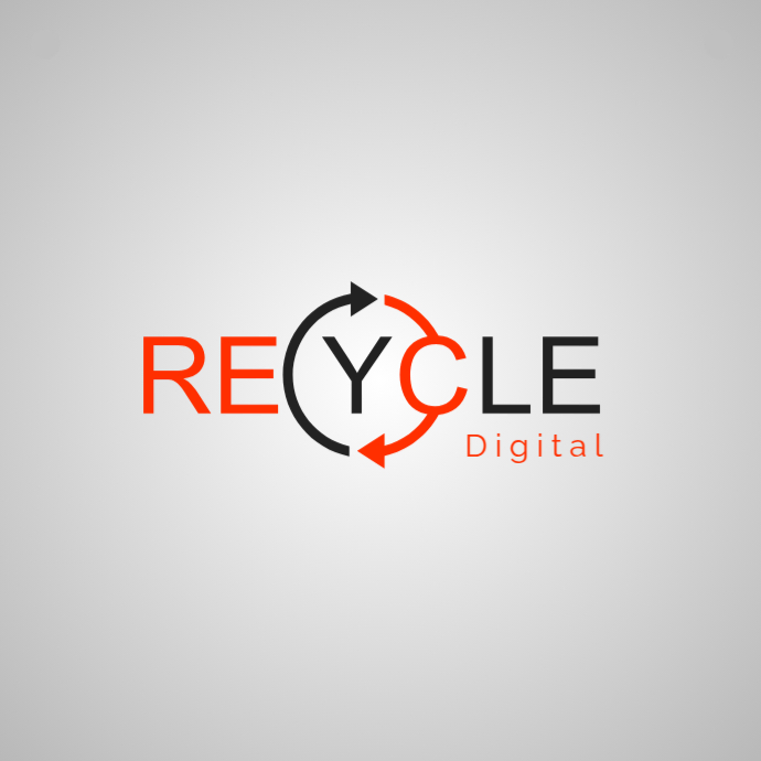Recycle Digital # Logo template