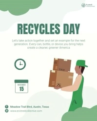 Recycles Day Instagram Portrait Video template