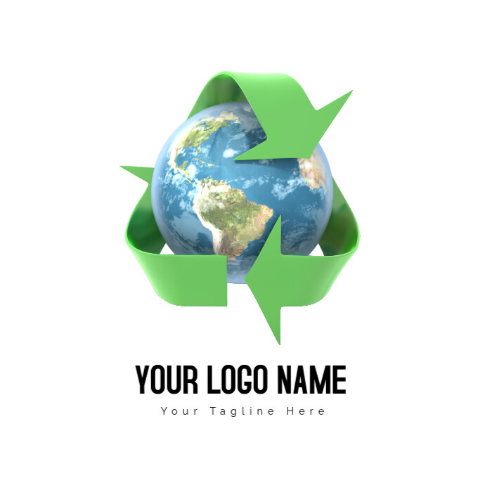 Recycling Natural Environment Factory Business California Redemption Value Logo template