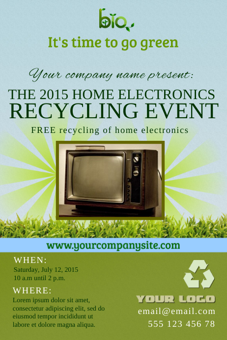 Copy of Recycling Poster Template | PosterMyWall Copy of Recycling Poster Template | PosterMyWall