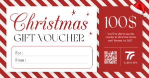 White Christmas Gift Voucher Facebook Shared Image Template