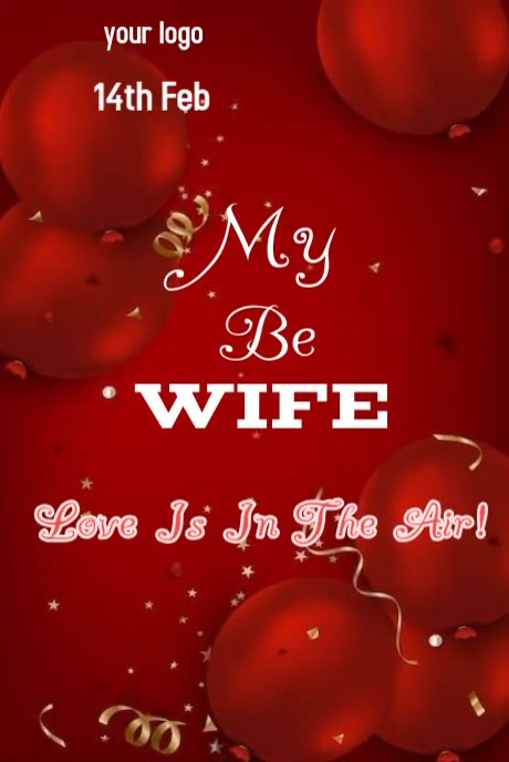 Red 3d Engagement Proposal, Customizable  Pinterest Graphic Ihluzo le-Pinterest template